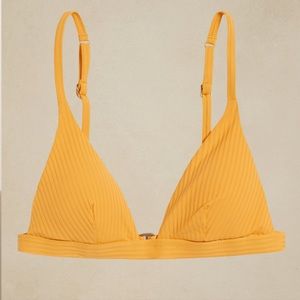 Vitamin A Moss Bikini Top in Sunflower